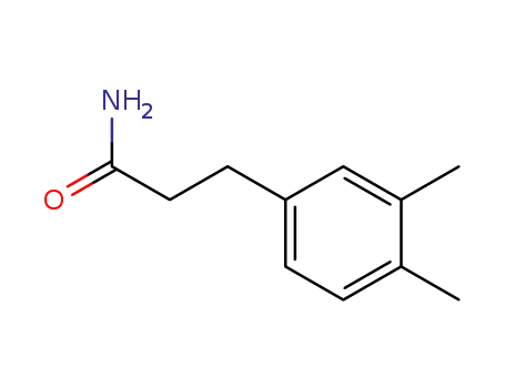 Molecular Structure of 17283-13-5 (3-(3,4-DIMETHYL-PHENYL)-PROPIONAMIDE)