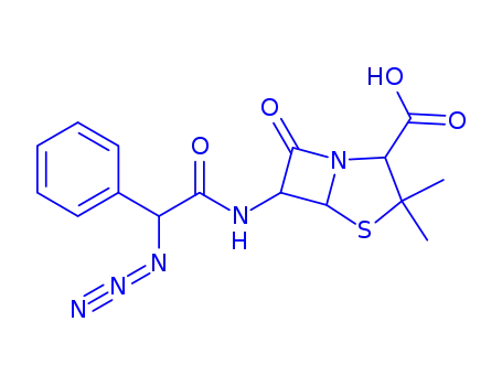 Molecular Structure of 17243-38-8 (AZIDOCILLIN)