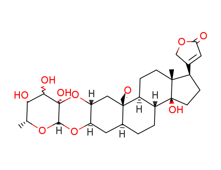 3β,2α-[[(2S,3S,4R,5S,6R)-Tetrahydro-3,4,5-trihydroxy-6-methyl-2H-pyran-2,3-diyl]bisoxy]-14-hydroxy-19-oxo-5α-card-20(22)-enolide