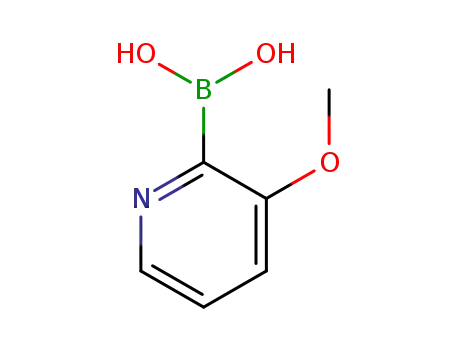 Molecular Structure of 500707-34-6 (3-METHOXY-2-PYRIDINEBORONIC ACID)
