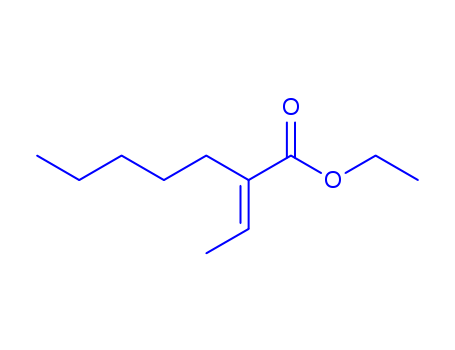 Heptanoic acid, 2-ethylidene-, ethyl ester