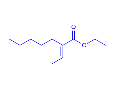 Molecular Structure of 1729-69-7 (ethyl (2E)-2-ethylideneheptanoate)