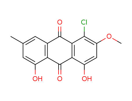 Molecular Structure of 25672-77-9 (4-chlorophyscion)