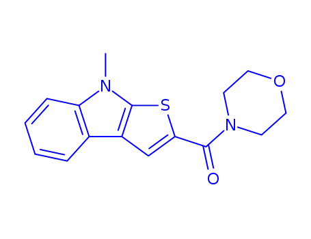 (8-METHYL-8H-THIENO[2,3-B]INDOL-2-YL)(MORPHOLINO)METHANONE
