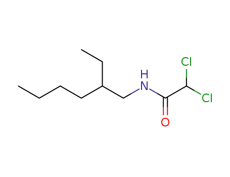 Molecular Structure of 20308-52-5 (2,2-dichloro-N-(2-ethylhexyl)acetamide)