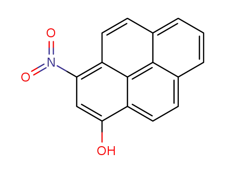 Molecular Structure of 86674-49-9 (1-nitropyrene-3-ol)