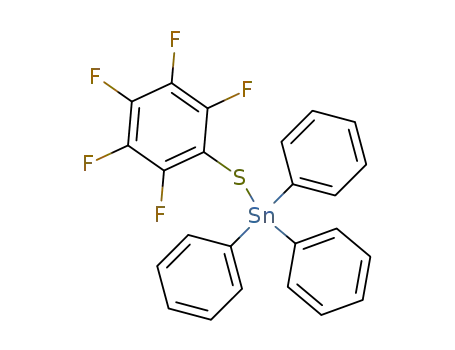 [(ペンタフルオロフェニル)チオ]トリフェニルスタンナン