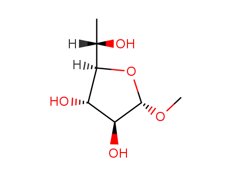 Molecular Structure of 57472-03-4 (methyl β-L-fucofuranoside)