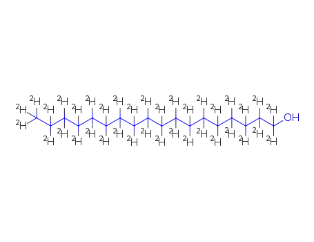 Molecular Structure of 204259-62-1 (N-OCTADECYL-D37 ALCOHOL)