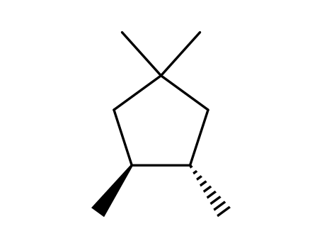 Molecular Structure of 53907-60-1 (CIS-1,1,3,4-TETRAMETHYLCYCLOPENTANE)