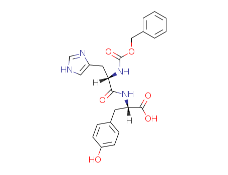 L-Tyrosine,N-[N-[(phenylmethoxy)carbonyl]-L-histidyl]- (9CI) cas  17257-63-5