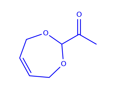 Molecular Structure of 174836-64-7 (Ethanone, 1-(4,7-dihydro-1,3-dioxepin-2-yl)- (9CI))