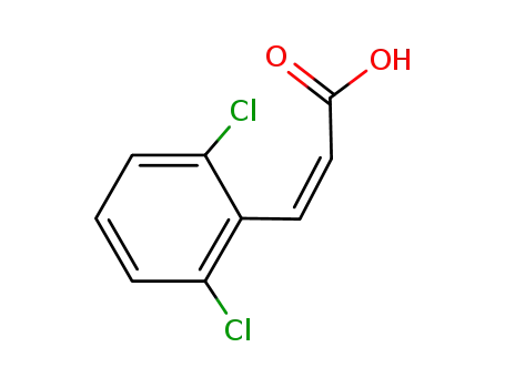 Molecular Structure of 20595-50-0 ((Z)-3-(2,6-Dichlorophenyl)propenoic acid)