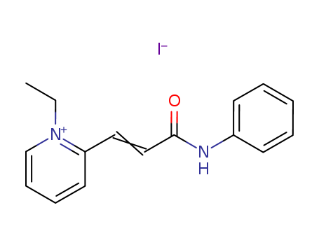 Pyridinium,1-ethyl-2-[3-oxo-3-(phenylamino)-1-propen-1-yl]-, iodide (1:1) cas  20745-58-8