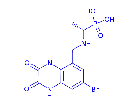 [(1S)-1-{[(7-bromo-2,3-dioxo-1,2,3,4-tetrahydroquinoxalin-5-yl)methyl]amino}ethyl]phosphonic acid
