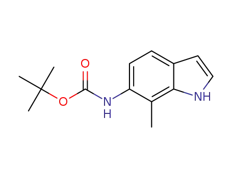 tert-butyl (7-methyl-1H-indol-6-yl)carbamate