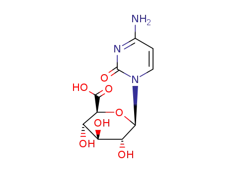 Molecular Structure of 59862-05-4 (4-amino-1-(beta-D-glucopyranuronosyl)pyrimidin-2(1H)-one)