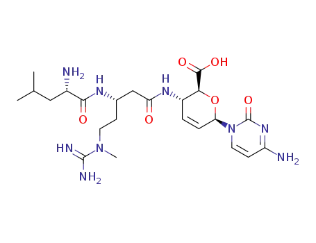 Molecular Structure of 19018-47-4 (leucylblasticidin S)