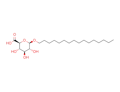 Molecular Structure of 17460-02-5 (1-O-palmitylglucuronic acid)