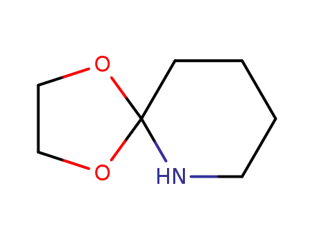 Molecular Structure of 20742-44-3 (1,4-Dioxa-6-azaspiro[4.5]decane)
