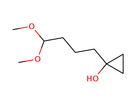 1-(4,4-dimethoxy-butyl)-cyclopropanol