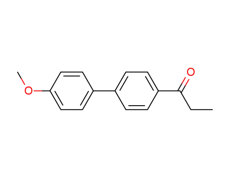 Molecular Structure of 56116-76-8 (1-(4'-methoxy[1,1'-biphenyl]-4-yl)propan-1-one)
