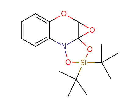 2,2-Di-tert-butyl-1,3,4,5-tetraoxa-9b-aza-2-sila-cyclopenta[a]cyclopropa[b]naphthalene