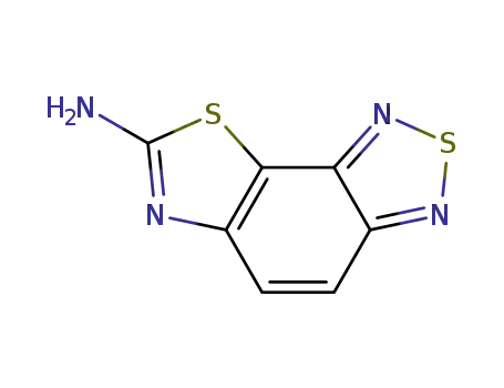 Molecular Structure of 20613-67-6 (Thiazolo[5,4-e]-2,1,3-benzothiadiazol-7-amine (9CI))