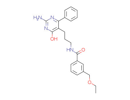 Benzamide,N-[3-(2-amino-1,6-dihydro-6-oxo-4-phenyl-5-pyrimidinyl)propyl]-3-(ethoxymethyl)- cas  17399-42-7