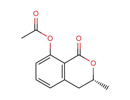 Molecular Structure of 104331-43-3 ((R)-(-)-mellein acetate)