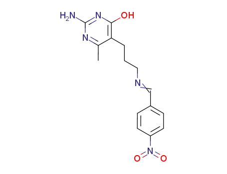 2-amino-6-methyl-5-(3-{[(E)-(4-nitrophenyl)methylidene]amino}propyl)pyrimidin-4(1H)-one