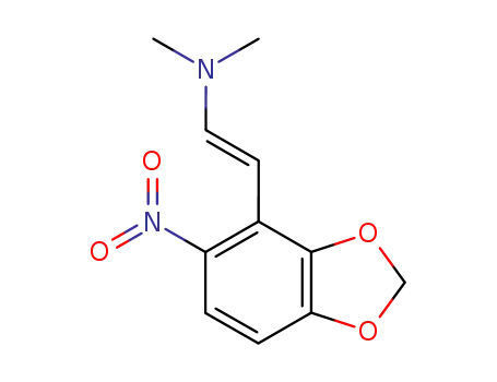 (E)-β-(dimethylamino)-5,6-(methylenedioxy)-2-nitrostyrene