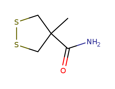 1,2-DITHIOLANE-4-CARBOXAMIDE,4-METHYL-CAS