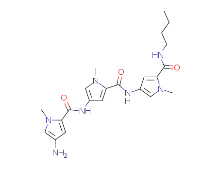 N-butyl-1-methyl-4-[1-methyl-4-(4-amino-1-methylpyrrole-2-carboxamido)pyrrole-2-carboxamido]pyrrole-2-carboxamide