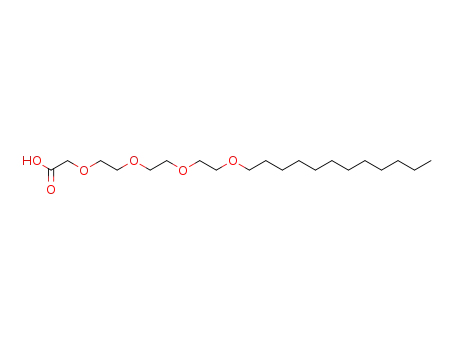 Molecular Structure of 20858-25-7 (LAURETH-4 CARBOXYLIC ACID)