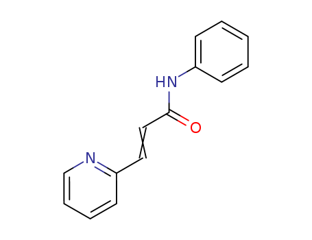 2-Propenamide,N-phenyl-3-(2-pyridinyl)- cas  20745-49-7