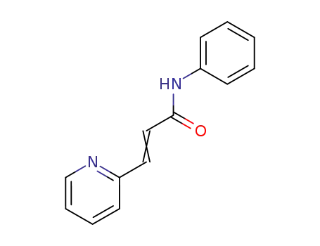 Molecular Structure of 20745-49-7 (N-phenyl-3-(pyridin-2-yl)prop-2-enamide)