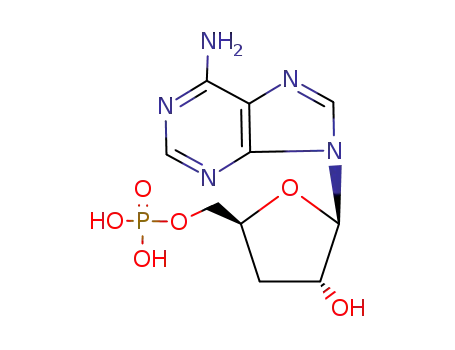 Molecular Structure of 17434-81-0 (CORDYCEPIN-5-MONOPHOSPHATE))