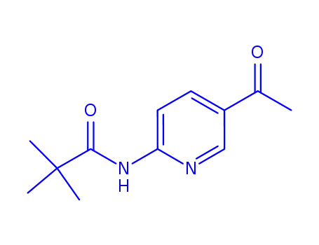 Molecular Structure of 207926-28-1 (TERT-BUTYL (5-ACETYLPYRIDIN-2-YL)CARBAMATE)