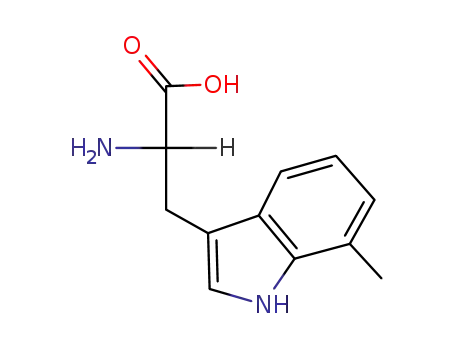 Molecular Structure of 17332-70-6 (7-METHYL-DL-TRYPTOPHAN)