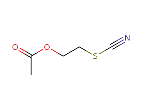 Molecular Structure of 20578-45-4 (Thiocyanic acid 2-(acetyloxy)ethyl ester)