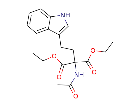 Diethyl 2-acetamido-2-[2-(1H-indol-3-yl)ethyl]propanedioate
