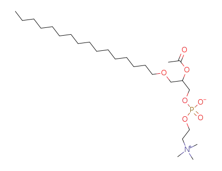 2-[(2-Acetyloxy-3-hexadecoxypropoxy)-hydroxyphosphoryl]oxyethyl-trimethylazanium