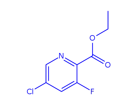 Molecular Structure of 207994-06-7 (ethyl 5-chloro-3-fluoropicolinate)