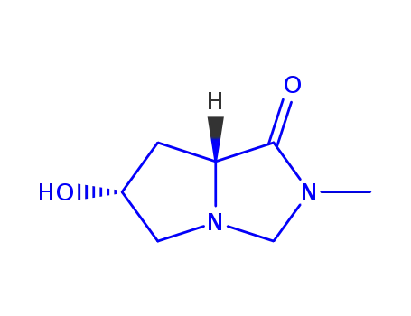 1H-Pyrrolo[1,2-c]imidazol-1-one,hexahydro-6-hydroxy-2-methyl-,(6R-trans)-(9CI)