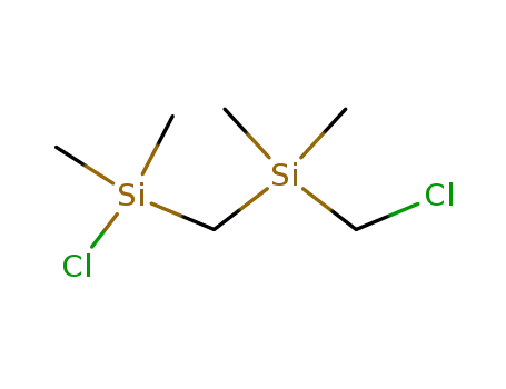 Molecular Structure of 18140-30-2 (<(Dimethyl-chlorsilyl)-(dimethyl-chlormethyl-silyl)>-methan)