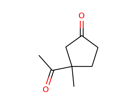 Cyclopentanone, 3-acetyl-3-methyl- (9CI)