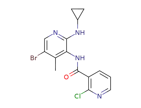 N-[5-Bromo-2-(cyclopropylamino)-4-methyl-3-pyridinyl]-2-chloro-3-pyridinecarboxamide