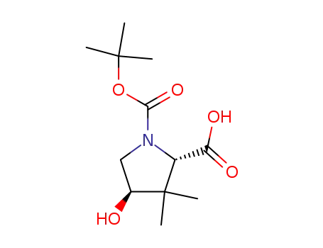 (2S,4R)-N-Boc-4-hydroxy-3,3-dimethylpyrrolidine-2-carboxylic acid