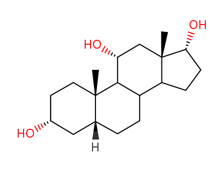 Molecular Structure of 32212-61-6 (5B-Androstane-3ALPHA,11ALPHA,17B-triol)